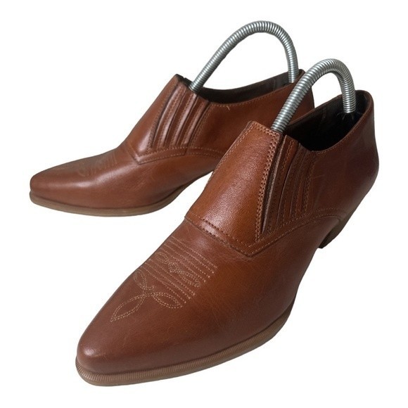 Durango Brown Western Booties Size 8.5 - Picture 2 of 9